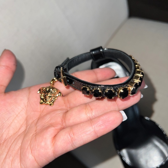 Versace Black Platform Heels - Picture 5 of 11